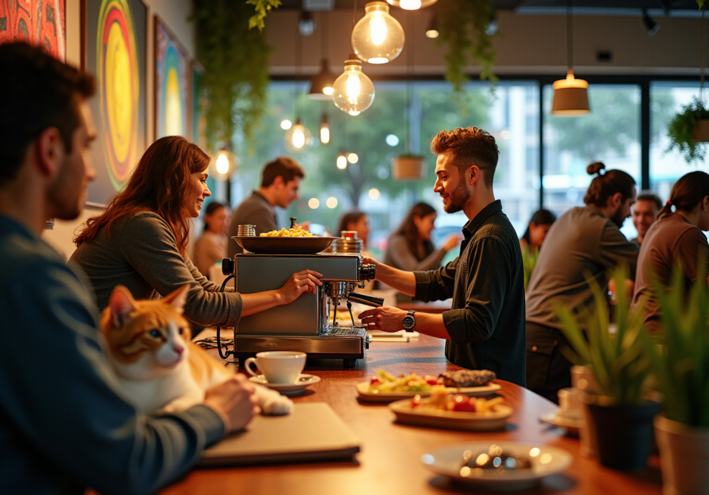 10 interactive cafes transforming dining experiences today